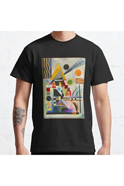ZOKAWEAR Τυπωμένο μπλουζάκι Loose Fit Unisex Kandinsky Swinging Design