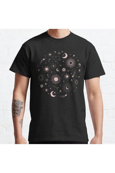 ZOKAWEAR Μπλουζάκι με τυπωμένο σχέδιο Loose Fit Unisex Sweet Celestial Suns, ...