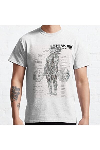 ZOKAWEAR Široka unisex majica sa štampanim motivom za dizajn, diagram anatomi...