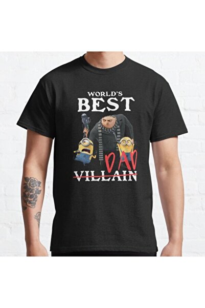ZOKAWEAR تي شيرت مطبوع عليه عيد الأب من Minions للجنسين - أفضل تصميم للأب الش...