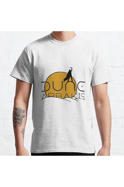 ZOKAWEAR Tricou cu imprimeu unisex Dune Arrakis, loose fit