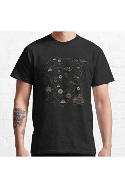 ZOKAWEAR Свободна кройка унисекс Jurassic Park Vintage Simple Isla Nublar Par...