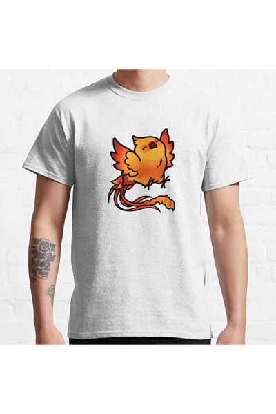 ZOKAWEAR Μπλουζάκι Loose Fit Unisex Happy Chubby Phoenix με στάμπα