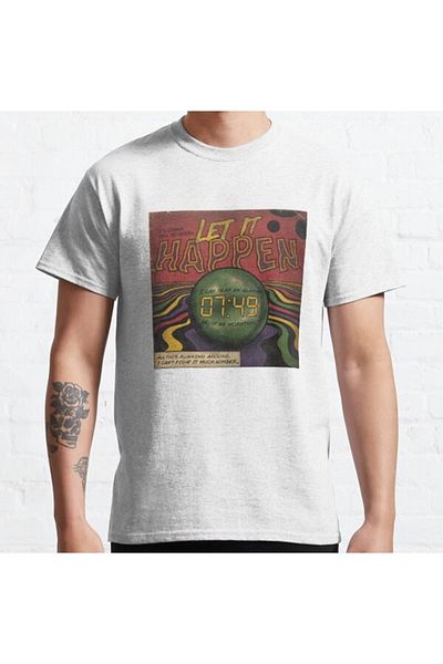 ZOKAWEAR Μπλουζάκι με στάμπα Loose Fit Unisex Let It Happen Tame Impala Design