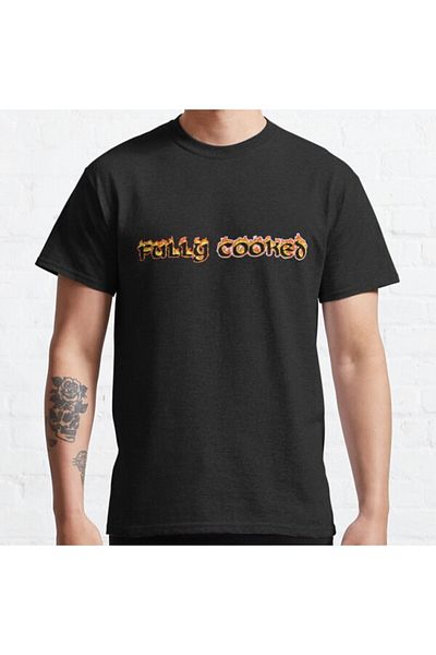ZOKAWEAR Tricou oversize unisex cu imprimeu cu design complet gătit