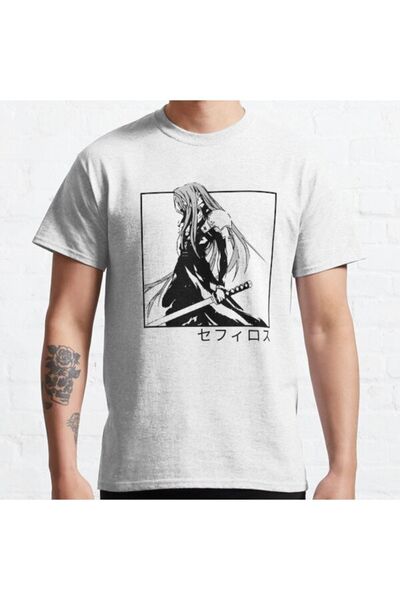 ZOKAWEAR Μπλουζάκι Loose Fit Unisex Sephiroth Ffvii Design Printed Tshirt