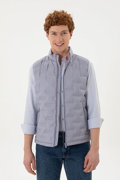 U.S. Polo Assn. Men's Gray Vest 50280832 -Vr024