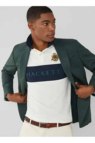 Hackett Beyaz Erkek Slim Fit Polo T-Shirt HM563265