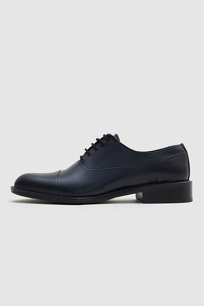 D'S Damat Δερμάτινα παπούτσια Navy Blue Classic