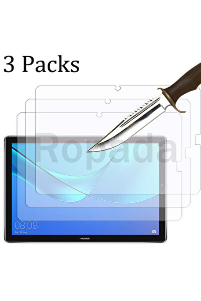 Choice واقي شاشة زجاجي ثلاثي القطع لجهاز M5 lite 10.1، متوافق مع أجهزة MediaP...