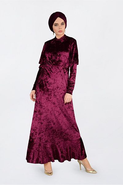 Alvina Velvet Dress - Model 4784