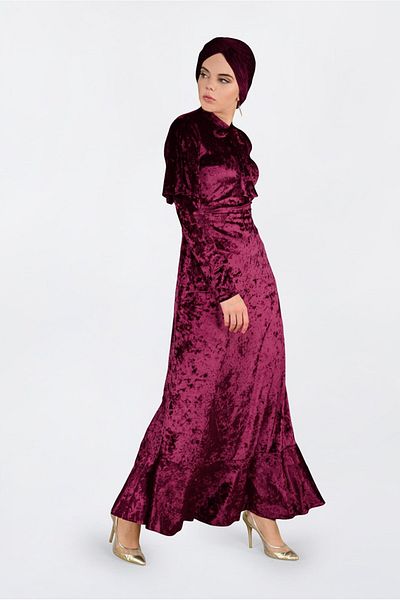 Alvina Velvet Dress - Model 4784
