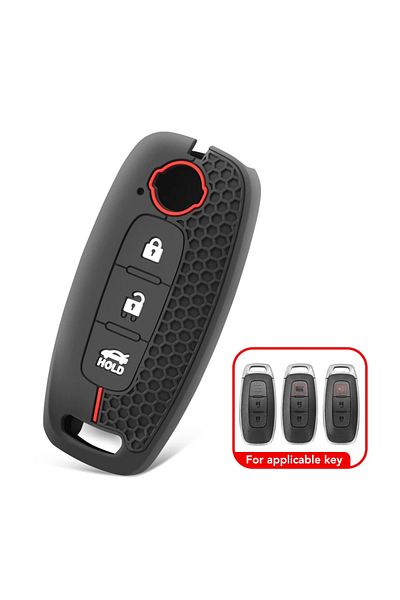 Choice Silicone car key case holder key cover accessories for Nissan X-trail t33 Kicks Qashqai J12 Juke ...