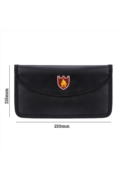 Choice 06.01.006 Mobile Power Storage Bag Fireproof Waterproof Explosion Proof Valuables Organizer Bag For