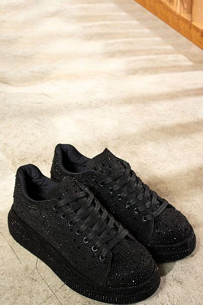 diclepolat Pantofi sport eleganti și confortabili Andra Black Stone pentru femei