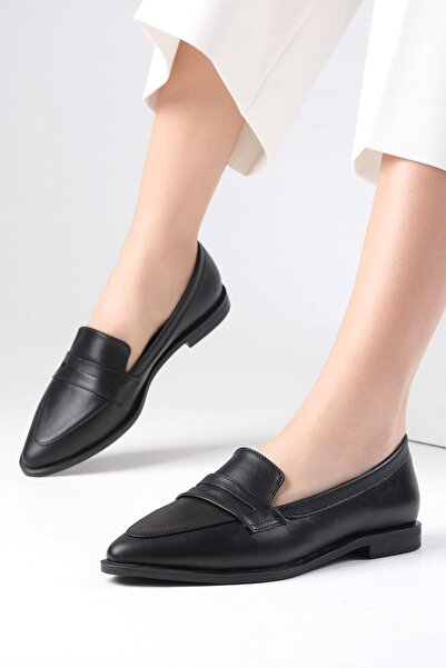 Mio Gusto Ежедневни равни дамски дамски мокасини от естествена кожа River