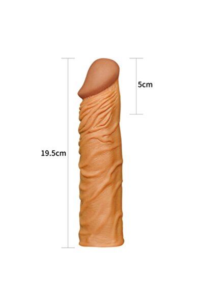 Erolife Melez Renk Penis Kılıfı Uzatmalı Prezervatif 5 cm