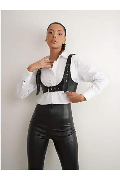 Good Miss Elbise ve Gömlek Üstü Giyilebilen Deri Aksesuar