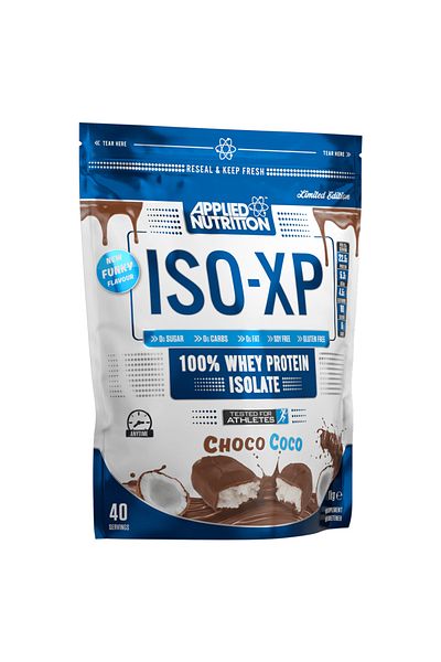 applied nutrition ISO-XP 100% Whey Protein Isolate, Chocolate Coconut, 1 kg