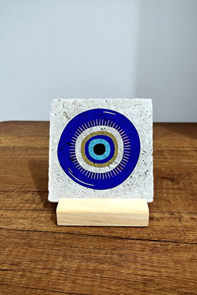 Begoloni Stone Decor Masă din piatră - Masă de masă 10x10cm - Decor imprimat ...