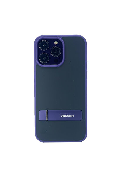Nettech Jmookit Series Back Protection Case with Stand Compatible with Apple iPhone 14 Pro - Purple