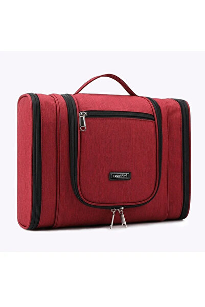 Go Veform Seyahat ve Profesyonel Makyaj Çantası Bordo 19151-3