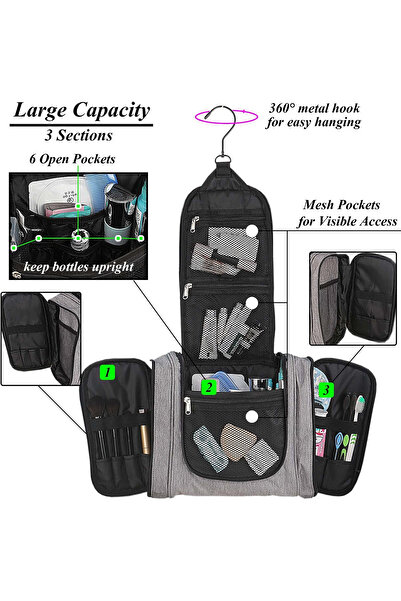 Go Veform Seyahat ve Profesyonel Makyaj Çantası Bordo 19151-3