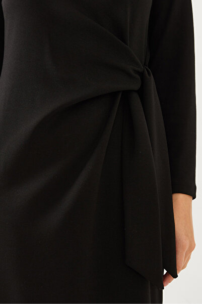 Bianco Lucci Kadın Bağlama Detaylı Modal Elbise 60351002