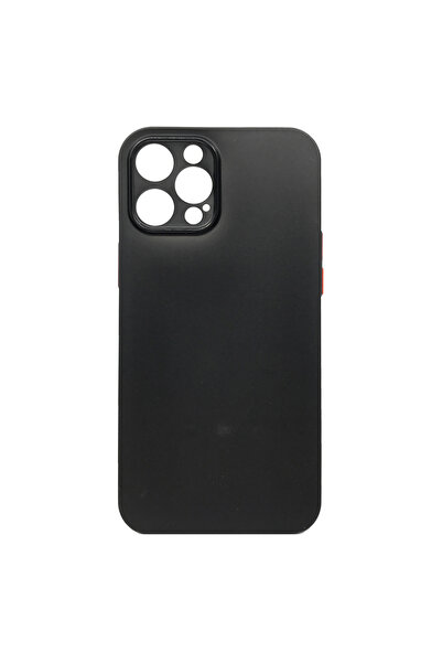 Nettech İphone 12 Pro Uyumlu Ultra Slim Arka Koruma Kılıf - Siyah