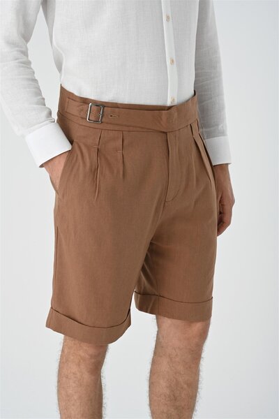 Antioch Ανδρικό σορτς με λεπτομέρεια Camel Buckle