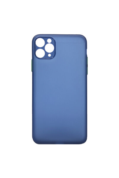 Nettech Apple Iphone 11 Pro Uyumlu Ultra Slim Arka Koruma Kılıf - Mavi