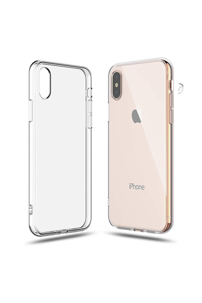 Nettech İphone Xs Max Uyumlu Lüx Seri Arka Koruma Kılıf - Şeffaf