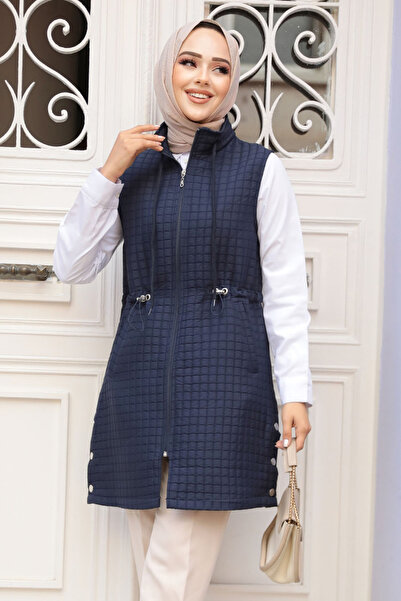 Neva Style Vestă Hijab bleumarin 80251l