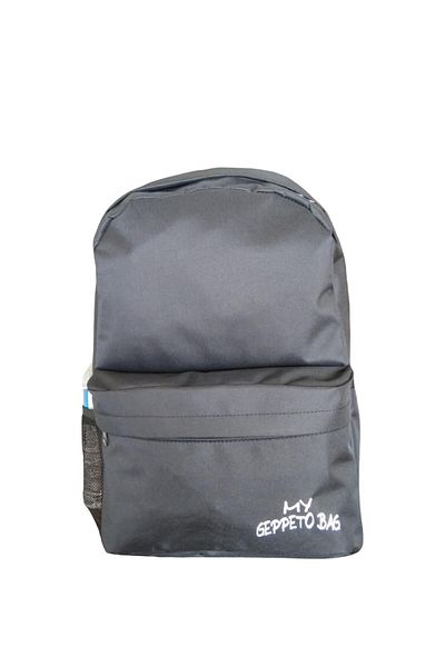 mygeppetobag WOMEN MEN'S BLACK Backpack Sports Bag School Bag