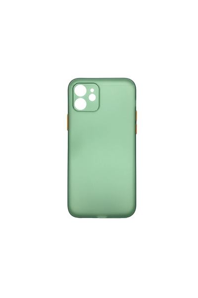 Nettech Apple Iphone 12 Uyumlu Ultra Slim Arka Koruma Kılıf - Yeşil