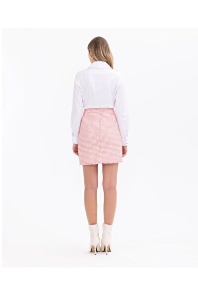 SEÇİL 1013 Bead Embroidered Collared Slim Fit Shirt Casual Shirt10231202201013 Qks Casual Shirt#23-103