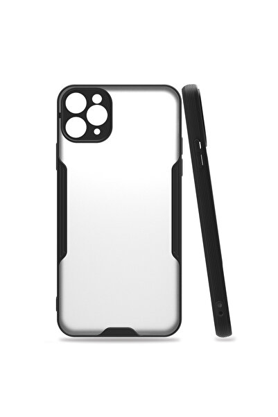Nettech İphone 11 Pro Uyumlu Platin Seri Arka Koruma Kılıf - Siyah