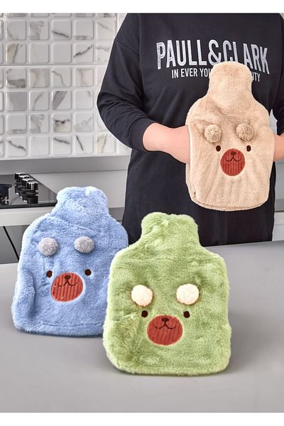 MİMOZA PARK Plush Hand-Held Bear Figured 2000 ml Hot Water Bag