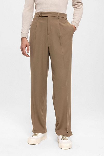Antioch Mink High Waist Zippered Men's Trousers