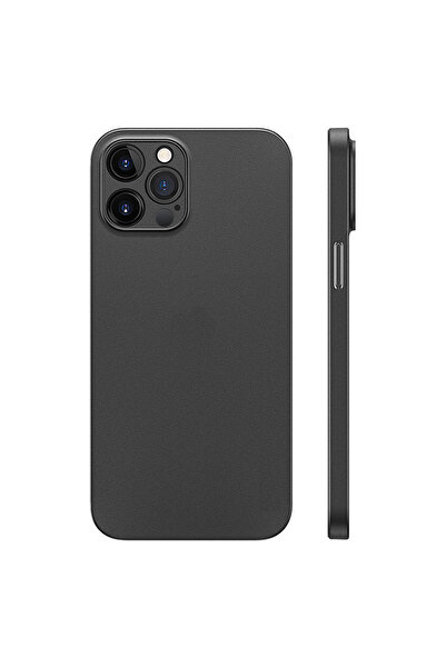 Nettech Apple Iphone 12 Pro Max Uyumlu Karbon Seri Arka Koruma Kılıf - Siyah