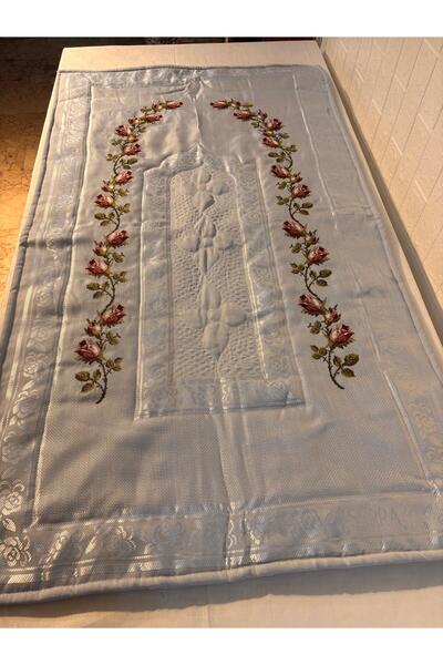 Vinezza Home Collection Çeyizlik 6 Parça Çiçek Nakışlı Etamin İşleme Seccade ...