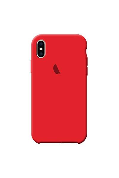 Smart Tech Apple Iphone Xs Max Silikon Lansman Kılıf Kırmızı