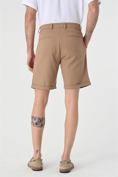 Antioch Ανδρικό σορτς με πλισέ βιζόν