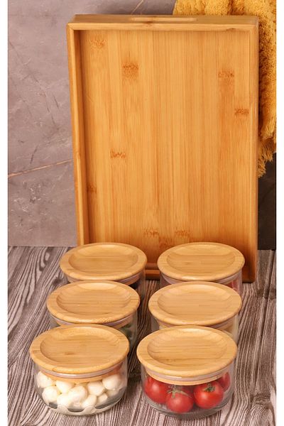 Atbyhome Duo 300 ml Silicone Bamboo Glass Breakfast Set - Luxury Presentation