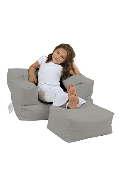 EARMUT Çocuk Tekli Çok Amaçlı Koltuk Füme