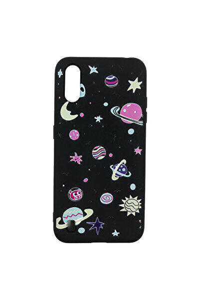 Nettech Samsung Galaxy A01 Uyumlu Desenli Nano Seri Arka Koruma Kılıf - Çeşitli Desen