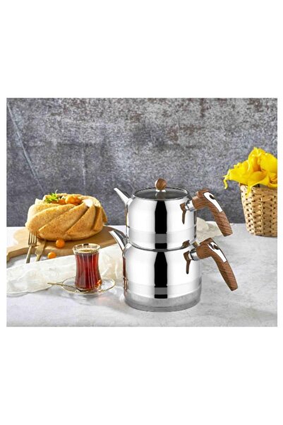 Kahramanlar إبريق شاي خشبي ميجا دايمور 1051-أ