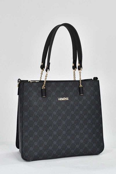 Armine 362 Black Printed Women's Bag