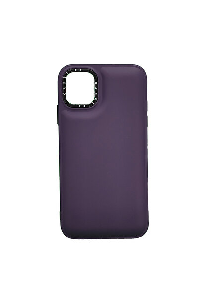 Nettech Samsung Galaxy A03 Uyumlu Casetify Buff Seri Arka Koruma Kılıf - Mor