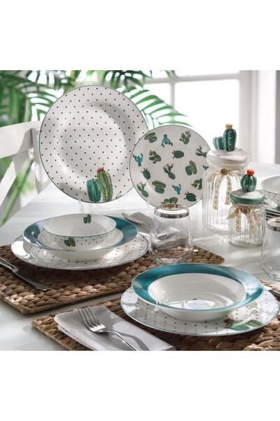 Pierre Cardin PierreCardin Cactus 41 Parça Kahvaltı Takımı